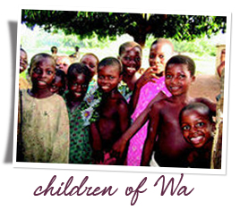 Village children of Wa
